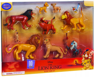 Veľká sada figurín Kráľ Lew Simba Nala Rafiki Tim