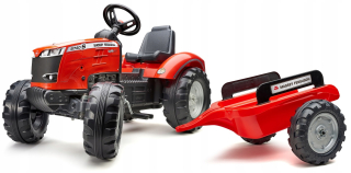 Veľký Massey Ferguguson Tractor s prívesom 3-7 rokov