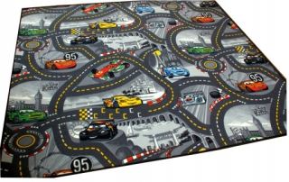 Detské kobercové autá Disney Cars 180x200