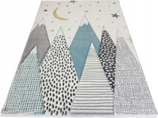 Care Care Forkids 3D Diamont Tipi Mountains Stars 120x170