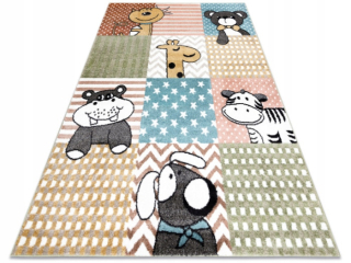 Zábavné domáce zvieratá viacnásobné koberce 160x220 Zoo Animals Kitty