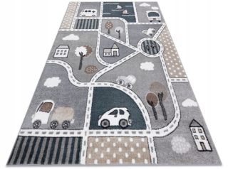 Zábavný koberec Strade 160x220 Ulice mesta automobilov