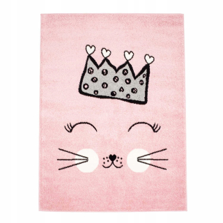 Detské kobercové bubliny Kids 1331 Pink - 80 x 150