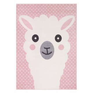 Detské koberce deti Lama Pink - 80 x 150
