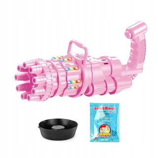 Automatické deti Gatling Pistol Bubble Hračky