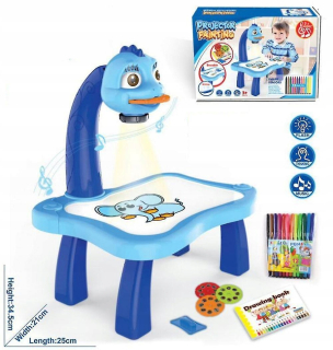 Deti viedli projektor umelecký stôl pre kresby