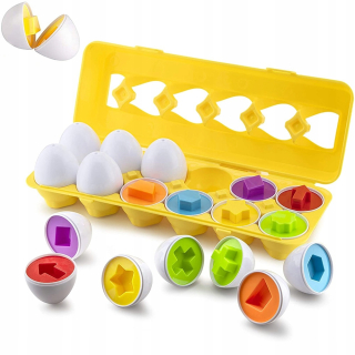 Detské vzdelávacie hračky Montessori Egg Puzzle Egg