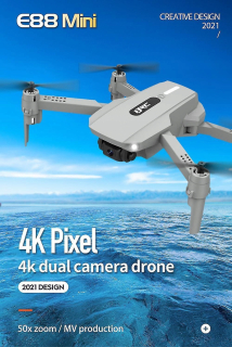 E88 Mini Drone 4K HD Camers Prenos počas r