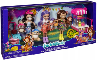 Enchantimals Dolls 15 cm piknik v parku Merit Bren