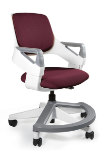Rookee burgundské ergonomické kreslo