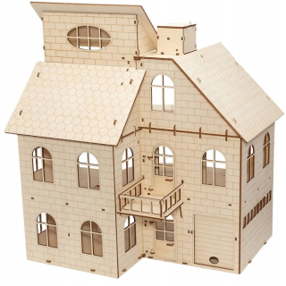 Ewa Wooden 3D Puzzle - Dollouse