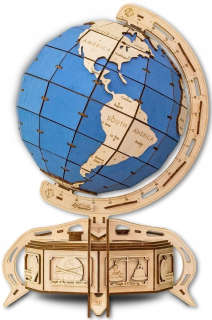 Ewa Drevené 3D hádanky - Blue Globe
