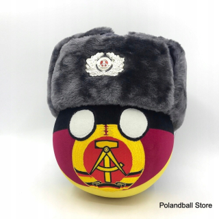 Východné Nemecko s Gray Ushanka Hat German