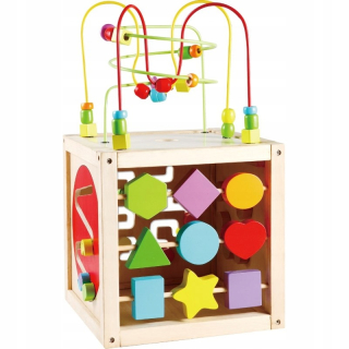 Vzdelávacia kocka Cube Box Classic World