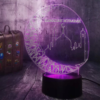 Eid Mubarak Night Light Ramadan Mubarak Decodrative