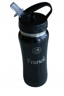 Elegantná 550 ml kovová fľaša s vodou pre školu + rytie