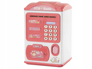 Elektrické odtlačky prsty Piggy Bank