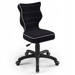 Entelo ergonomické detské stoličky drobné čierne