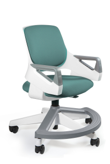 Ergonomické detské kreslo jedinečné rookee sivozele