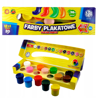 Astra plagát farby 13 farieb x 20 ml