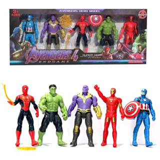 Avengers Hulk Ironman Thanos Spiderman figuríny