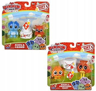 Figuríny pikwik balenie axel cosmo hazel hoot 4 ks