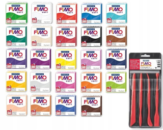 FImo Soft Free Hmotnostia Set 24 Color+ Tools