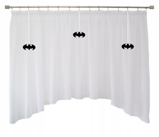 Detská opona Bat 400x145 pre chlapca