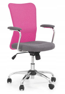 Rotuliteľné kreslo pre dieťa Andy Pink