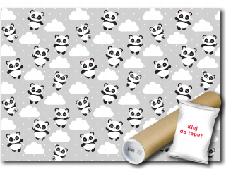 Nástenná maľba panda panda medveď medveď 312x219