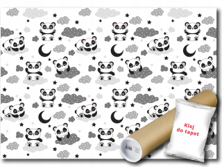 Nástenná maľba panda panda medveď medvede spánok 254x184