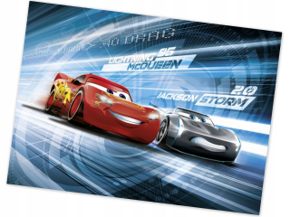 Nástenné maľby automobilov komáre zigzak mcqueen 254x184