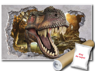 Nástenná maľba Vinyl Dinosaur Mur Pathery 416x254
