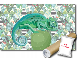 Nástenná maľba vinyl Chameleon Lizard 312x219