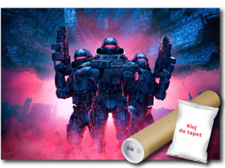 Nástenná maľba SF Robot Gaming 416x254