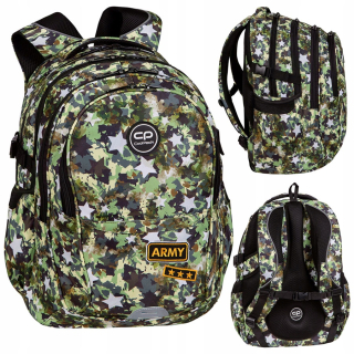 Funkčný školský batoh Coolpack Camo Star
