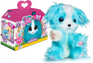 Kožušinové gule Real Rescue Blue Interactive Mascot