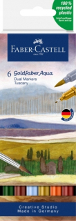 Faber-Castell, obojstranné akvarely Goldfa