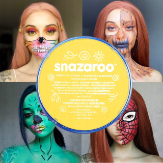 Snazaroo Face and Body Paint 18 ml 222 žltá
