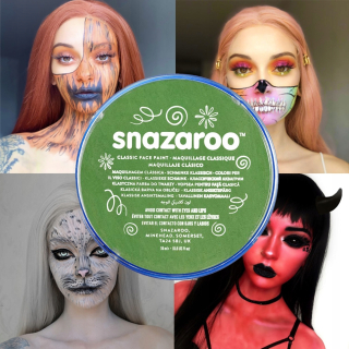 Snazaroo Face and Body Paint 18 ml 477 zelená