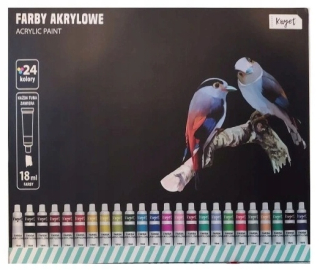 Kayet 24 ks x 18 ml akvarelových farieb