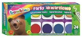 Watercolor Paints St. Majewski Bambino 24 farieb