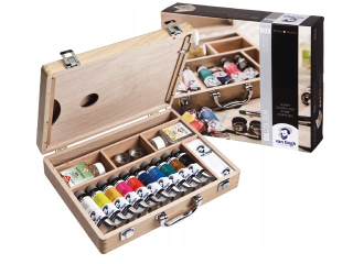 Olejové farby Van Gogh 10x40 ml v drevených doplnkoch