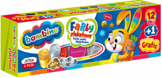 Plagáty farby bambino 12 Kol 20 ml +1 zadarmo