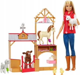 Farm Barbie Gck86 Wtrinarz Farmerka Doctor