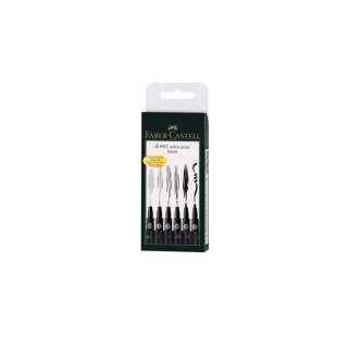 Plsné perá faber-castell 6 ks