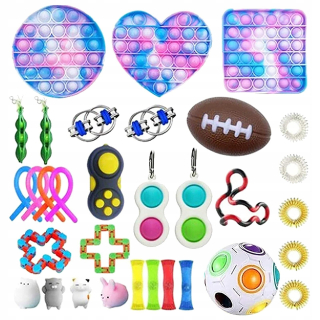 Fidget Hračky set balenie proti stresu hračky mramor