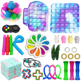 Fidget Toys Set Pack Squegeeze Toy Anti Stress Hray