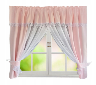 Opona Milena Powdery Pink 300/150 Výrobca