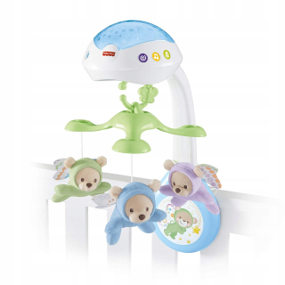 Hudba Fisher-Price Carousel 3 v 1 miś snov